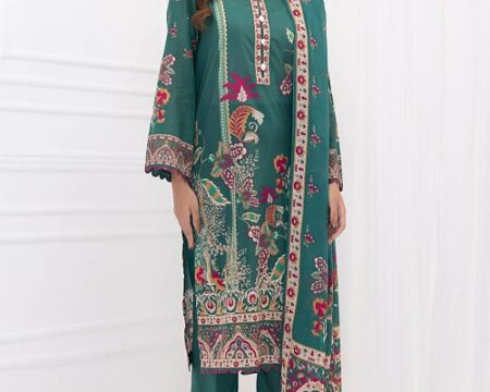 3 Piece Unstitched Printed Lawn Suit CLP-52042