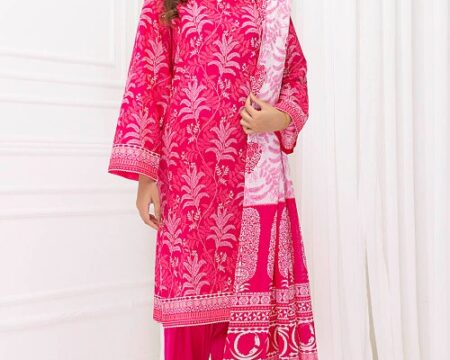 3 Piece Unstitched Printed Lawn Suit CLP-52046