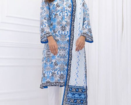 3 Piece Unstitched Printed Lawn Suit CLP-52047