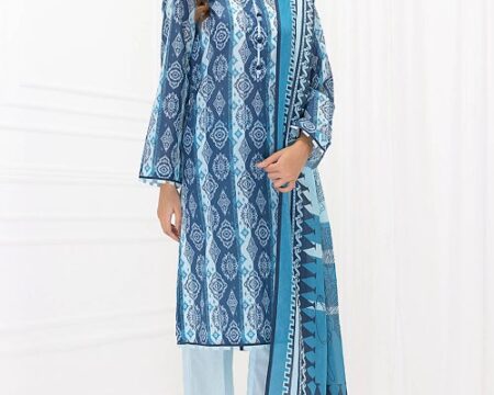 3 Piece Unstitched Printed Lawn Suit CLP-52049