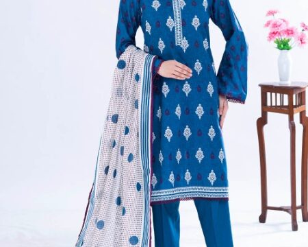 3 Piece Unstitched Printed Lawn Suit CLP-52051
