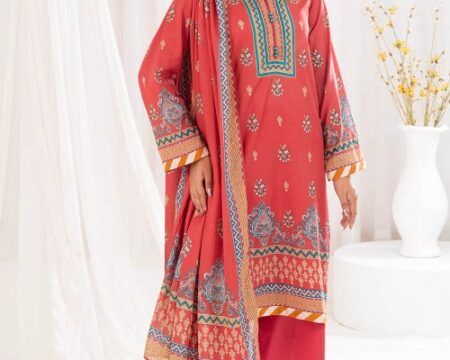 3 Piece Unstitched Printed Lawn Suit CLP-52185