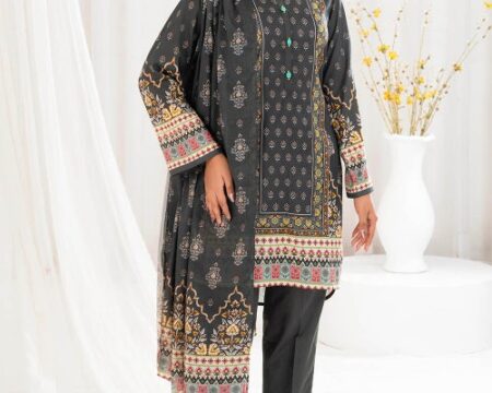 3 Piece Unstitched Printed Lawn Suit CLP-52194