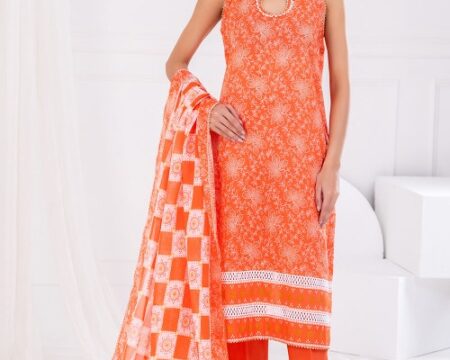 3 Piece Unstitched Printed Lawn Suit CLP-52045