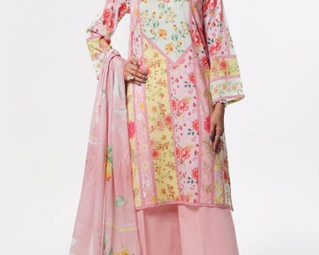 3 Piece Unstitched Printed Lawn Suit CLP-52192