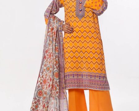 3 Piece Unstitched Printed Lawn Suit CLP-52196