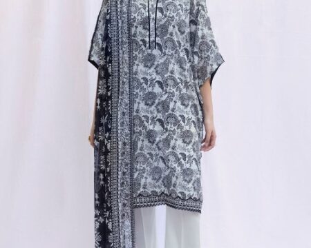 3 Piece Unstitched Printed Lawn Suit SD-42084