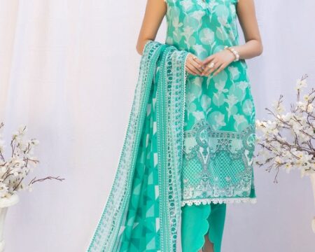 3 Piece Unstitched Printed Lawn Suit SD-52094