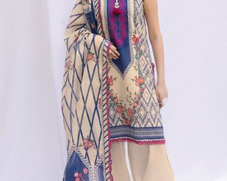 3 Piece Unstitched Printed Lawn Suit SD-52099