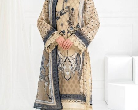 3 Piece Unstitched Printed Lawn Suit SD-52012