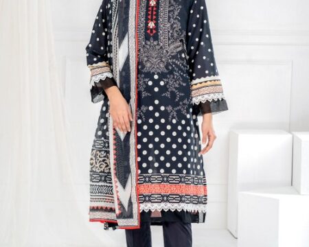 3 Piece Unstitched Printed Lawn Suit SD-52084
