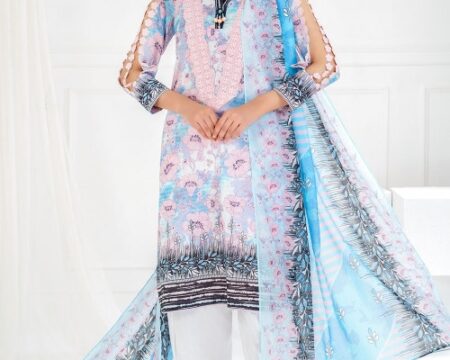 3 Piece Unstitched Printed Lawn Suit SD-52088