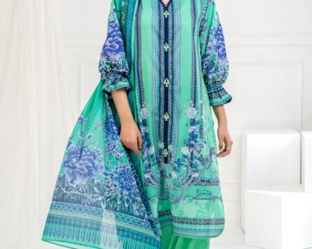 3 Piece Unstitched Printed Lawn Suit SD-52092