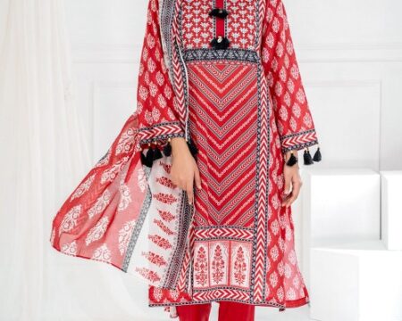 3 Piece Unstitched Printed Lawn Suit SD-52093