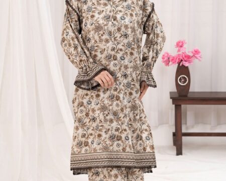 2 Piece Unstitched Printed Lawn Suit TLP-52033