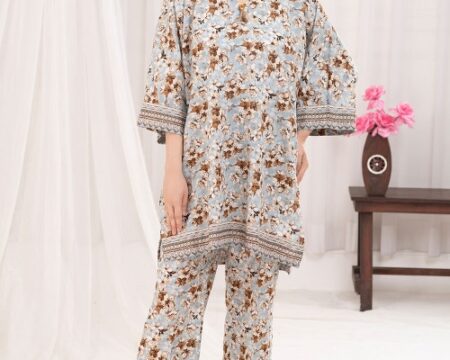 2 Piece Unstitched Printed Lawn Suit TLP-52035