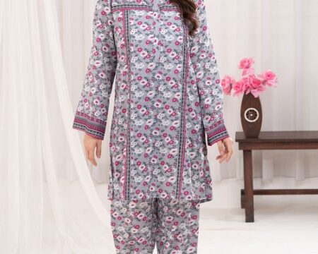 2 Piece Unstitched Printed Lawn Suit TLP-52036