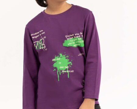 Junior Boy Purple Passion T-Shirt 224-313-038