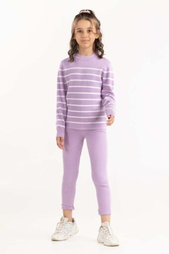 purple striped sweater with round 224 416 301 4