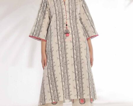 2 Piece Unstitched Jacquard Printed Suit JT-42014
