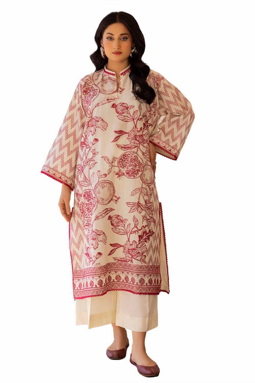 2 Piece Unstitched Embroidered Lawn Suit TL-42065