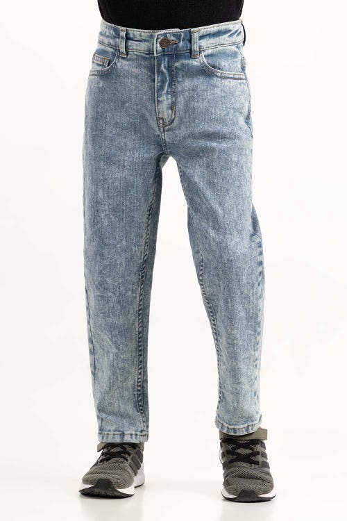 Toddler Boy Jeans With An Adjustable Inner Waistband 224-321-013