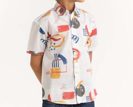 Toddler Boy Multi Printed Casual Shirt TB-CS-SS23-001