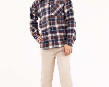 Toddler Boy Navy Casual Shirt 224-317-013