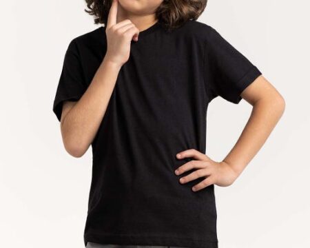 Toddler Boy Black T-Shirt 231-513-001 A