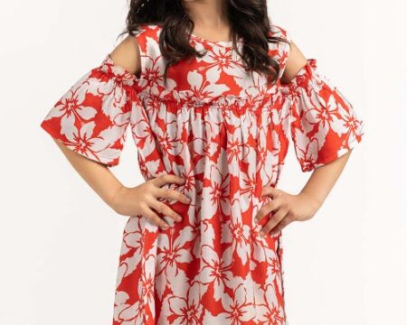 Toddler Girl Red Dress 231-614-203