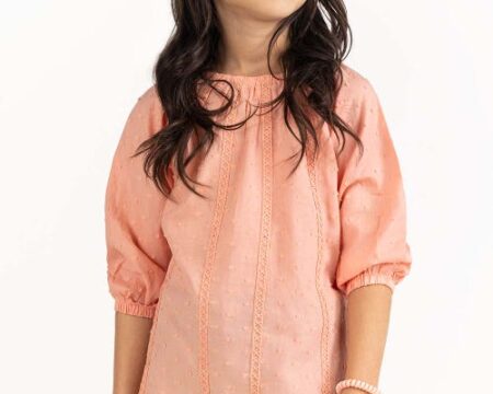 Toddler Girl Salmon Blouse 231-617-031