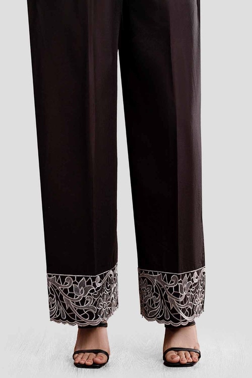 Unstitched Embroidered Cambric Trouser TR-42003
