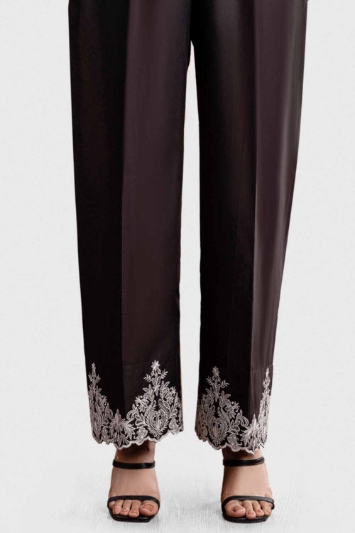 Unstitched Embroidered Cambric Trouser TR-42006