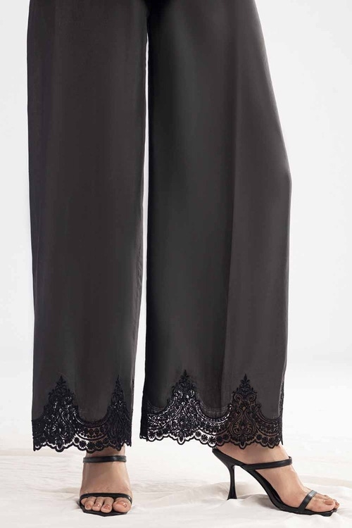 Unstitched Embroidered Cambric Trouser TR-42013