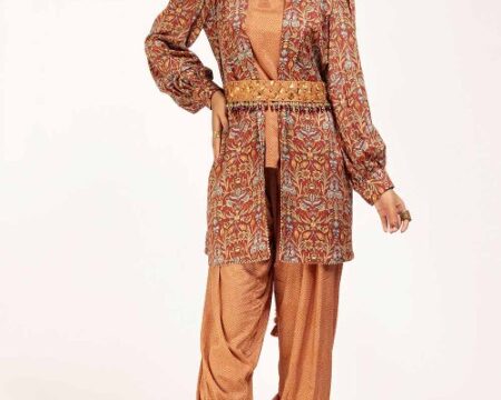 2 Piece Unstitched Printed Linen Suit VT-42008
