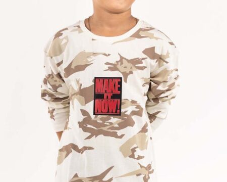 Junior Boy White T-Shirt 224-313-020