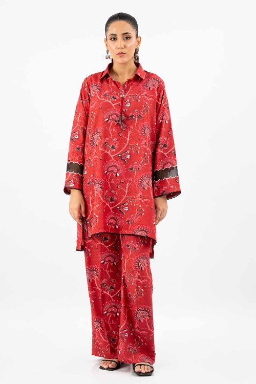 2 Piece Unstitched Printed Karandi Suit WNST-42020