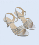 Women Sandal Heels-SILVER