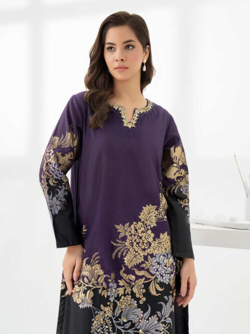 P8786SH SML 610 4 JacquardShirt Embellished Pret