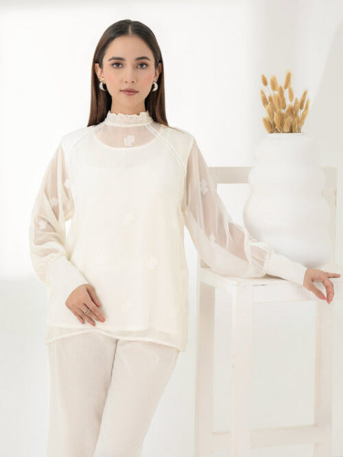 W1328TP SML 001 5 EmbroideredChiffonTop