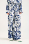 PRINTED SATIN TROUSER