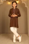 Maroon Boys Kurta Pajama