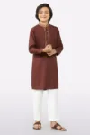 Maroon Boys Kurta Pajama