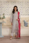 3 Piece Embroidered Lawn Suit