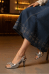 Party Wear Sandal IP2056-Silver