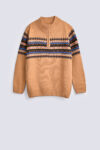 BOYS MOCK ZIPPER SWEATER