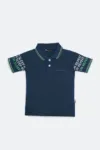 Navy Blue Statement Polo