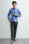 Plaid Check Boys Casual Shirt