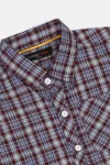 Maroon Glen Plaid Check Casual Shirt