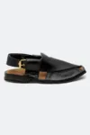 Black Casual Peshawari Sandal